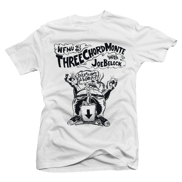 Three Chord Monte Pat Longo T-Shirt - Only Small and Medium Left!