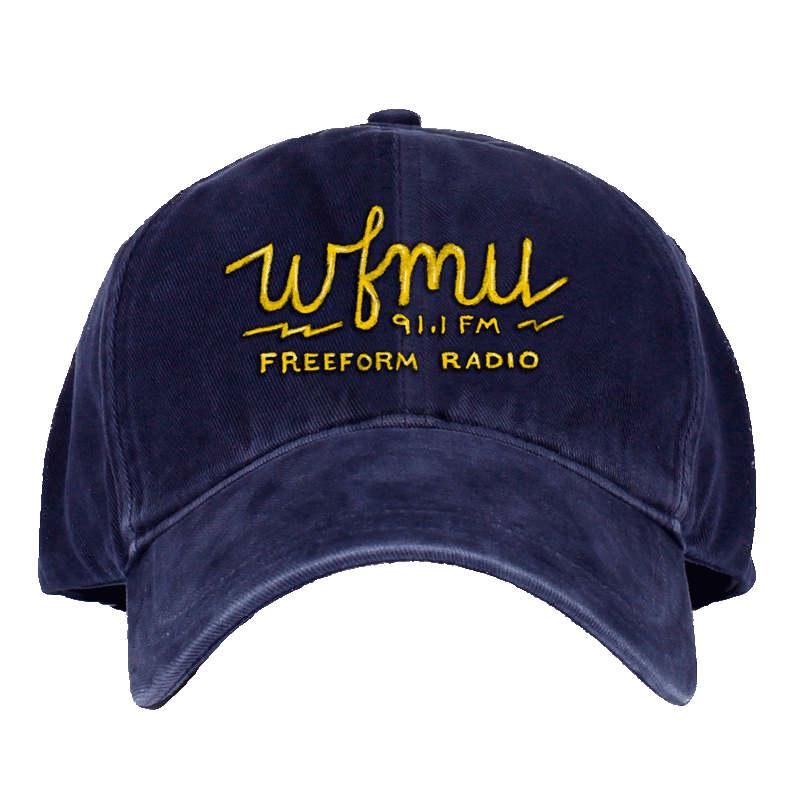 WFMU Embroidered Corduroy Cap - Now Also Available in Blue and Black!