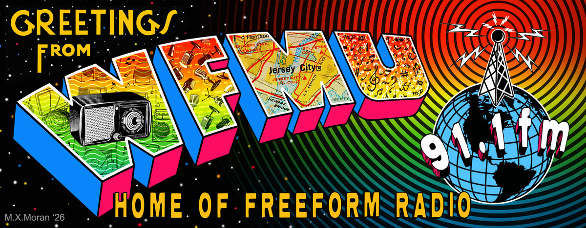 Greetings from WFMU Bumper Sticker