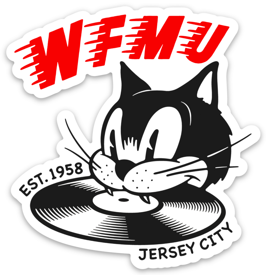 WFMU Hungry Cat Magnet - Only 2 Left
