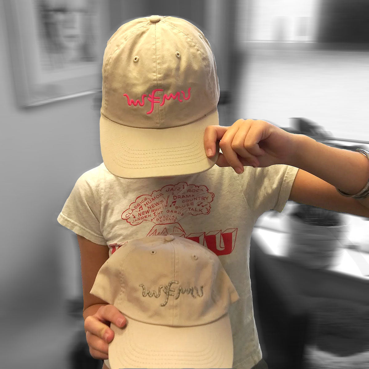 ONLY 2 CLASSY LEFT!!! WFMU Pablo Galessi Logo Cap - In Classy and Sassy!