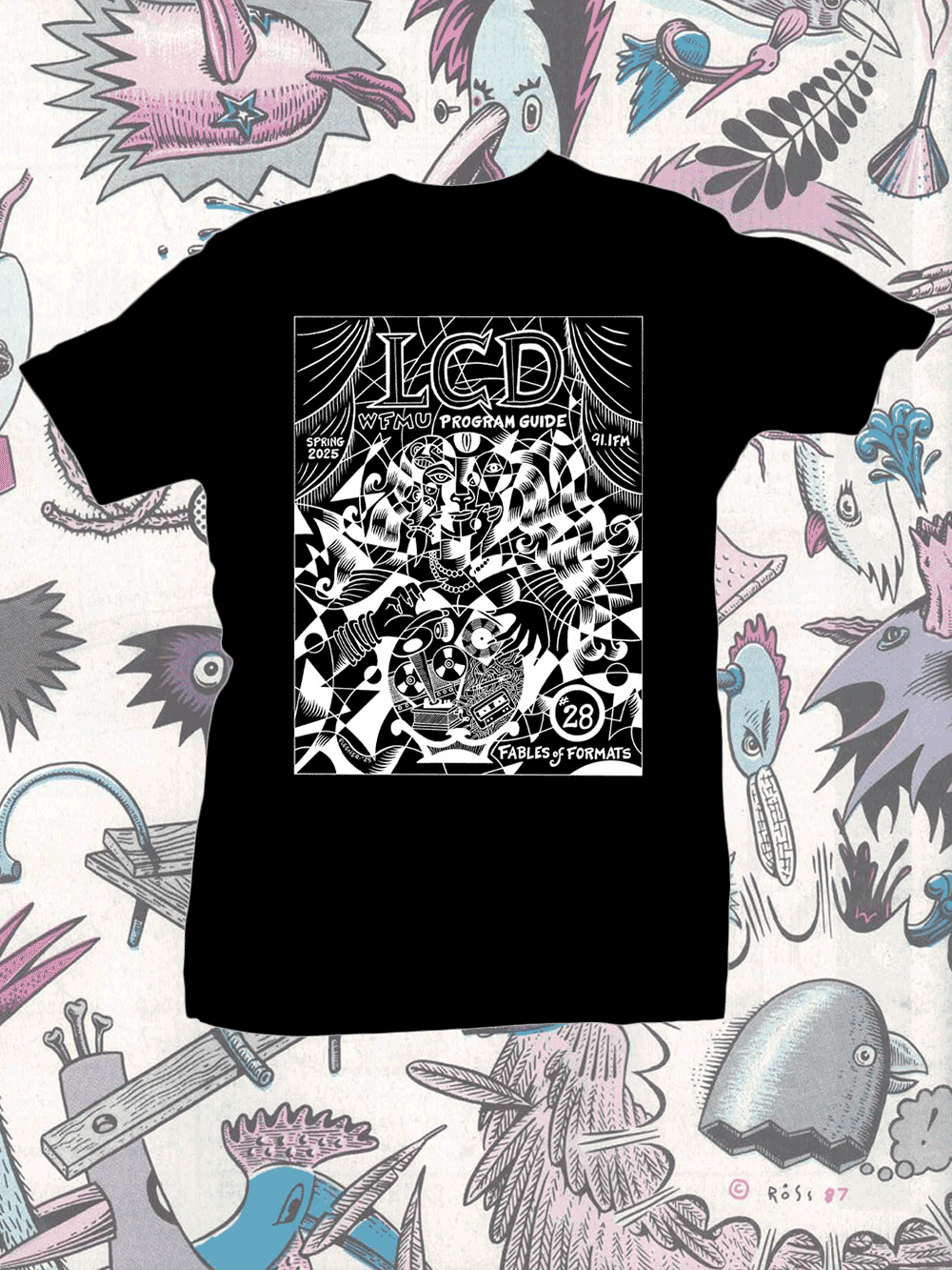 Mary Fleener LCD 28 Shirt in Black