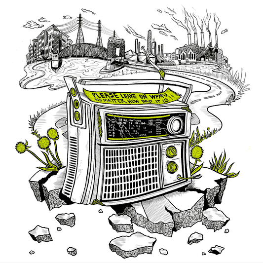 WFMU No Matter What T-Shirt - Glow-in-the-Dark!