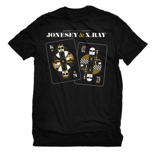 Glen Jones and X-Ray Burns "The King and The Joker" T-Shirt – Only Small Left