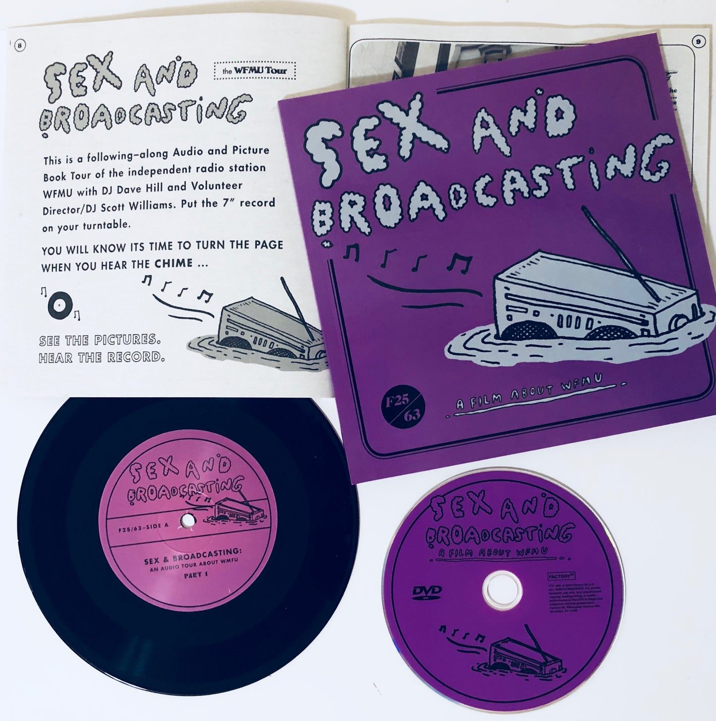 Sex and Broadcasting - Book / DVD / 7" - Back in stock!