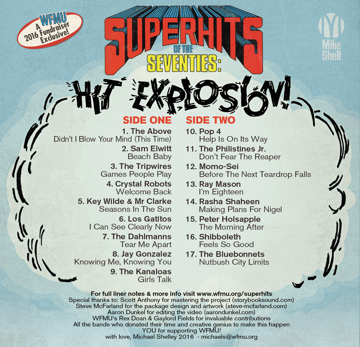 Michael Shelley's "Super Hits of the Seventies Hit Explosion!"