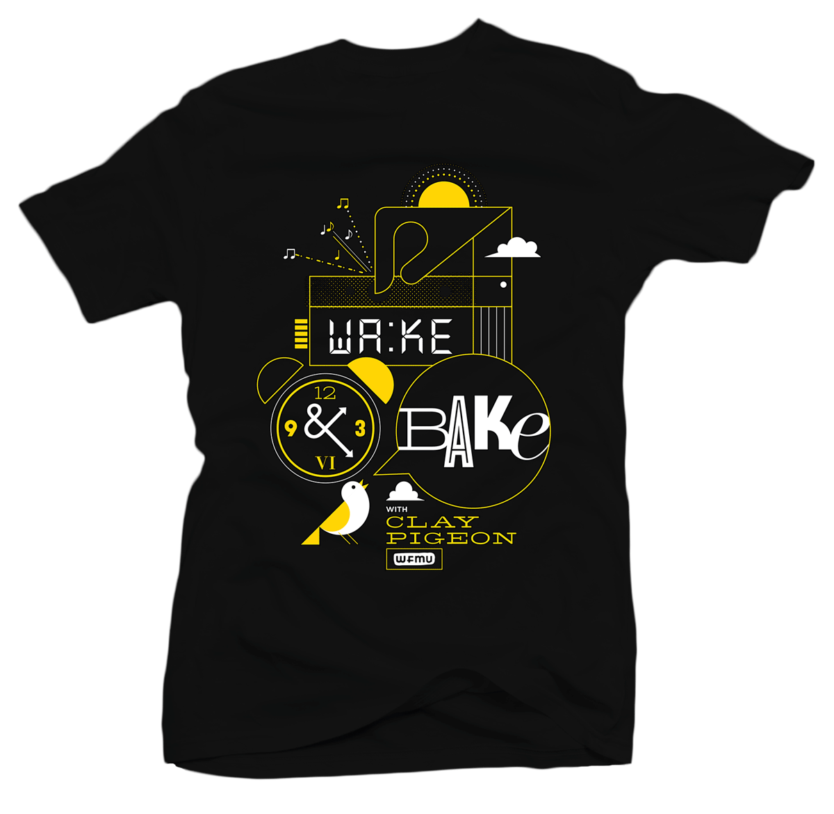 Wake Alarm Clock T-Shirt - Only Small Left