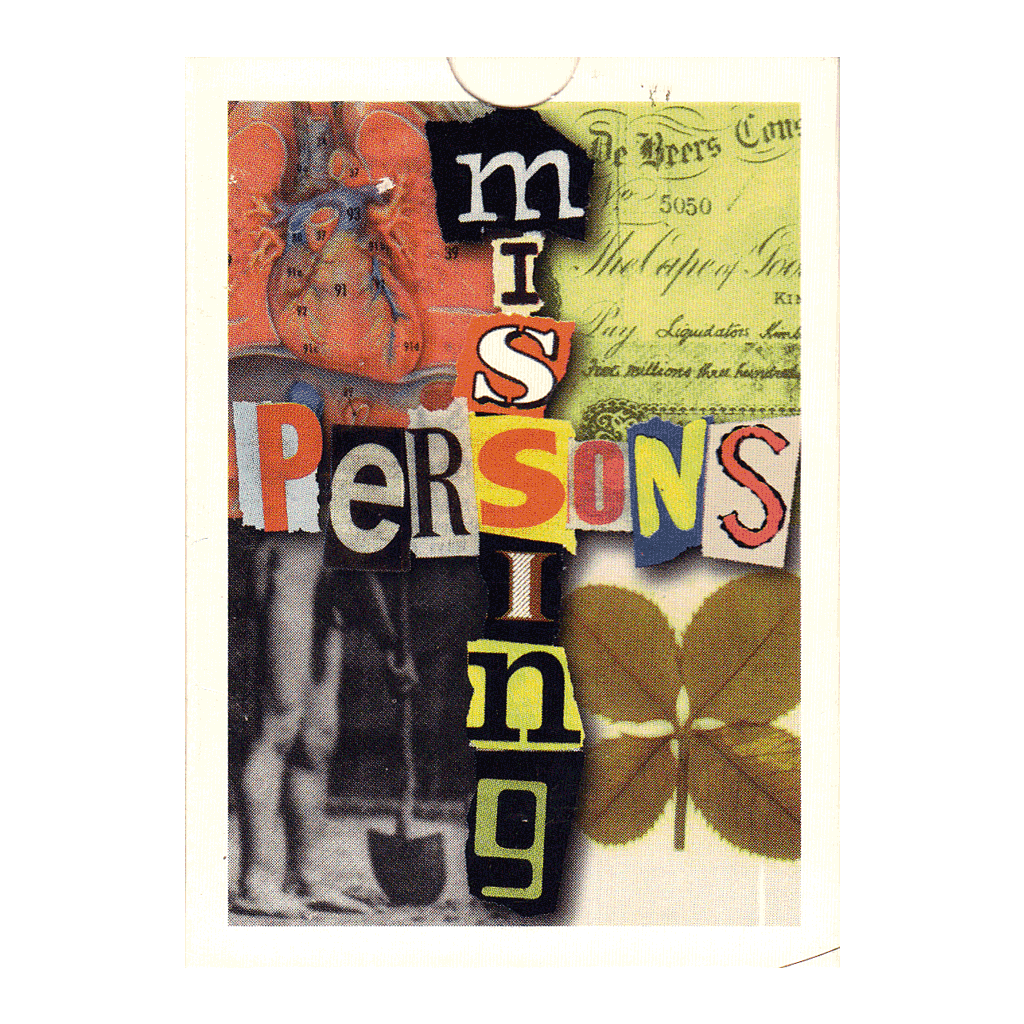 Missing Persons Playing Cards