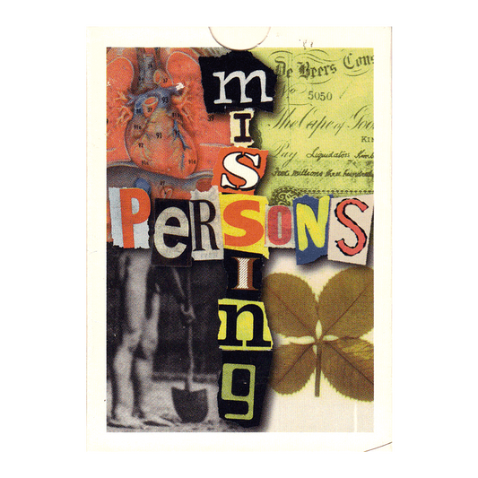 Missing Persons Playing Cards