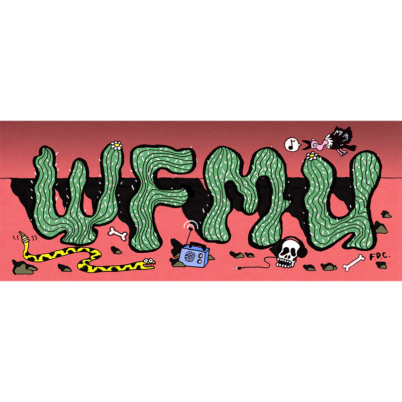 WFMU's Desert Radio Bumper Sticker