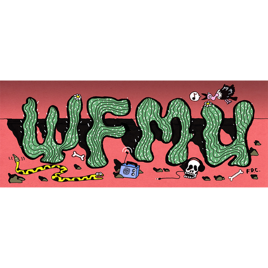 WFMU's Desert Radio Bumper Sticker