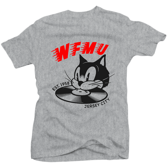 LIMITED RUN! Hungry Cat on a Grey T-Shirt - Only 2 XL Left