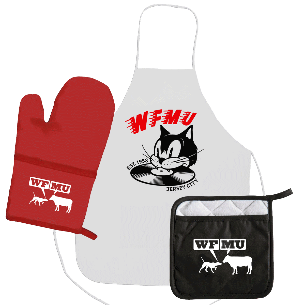 The Woof Moo Oven Mitt