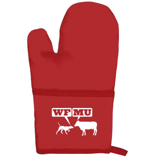 The Woof Moo Oven Mitt