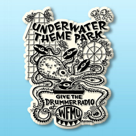 Underwater Theme Park Magnet