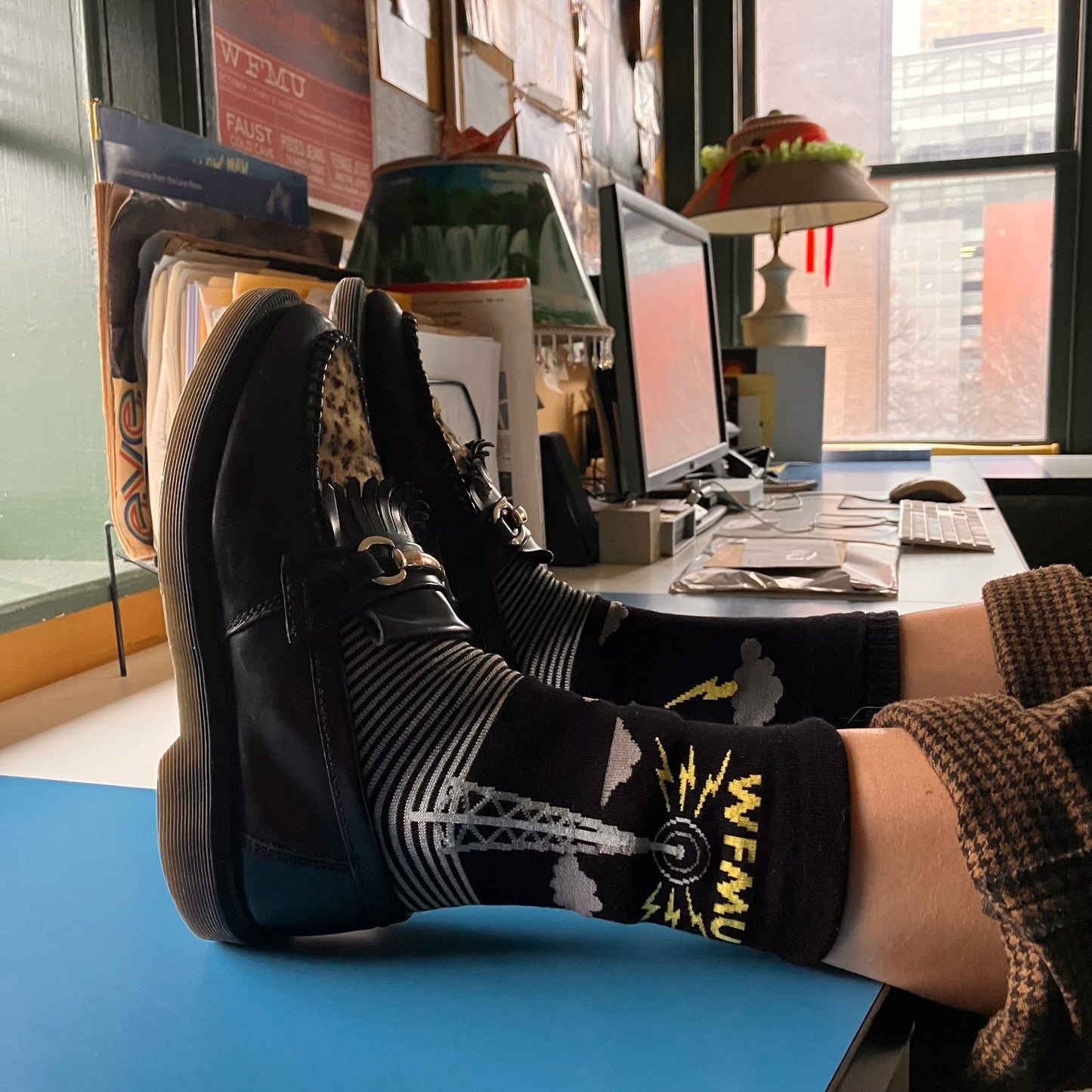 WFMU Radio Tower Socks