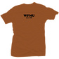 Limited Edition! WFMU Cooper Black Flocked on Terracotta T-shirt