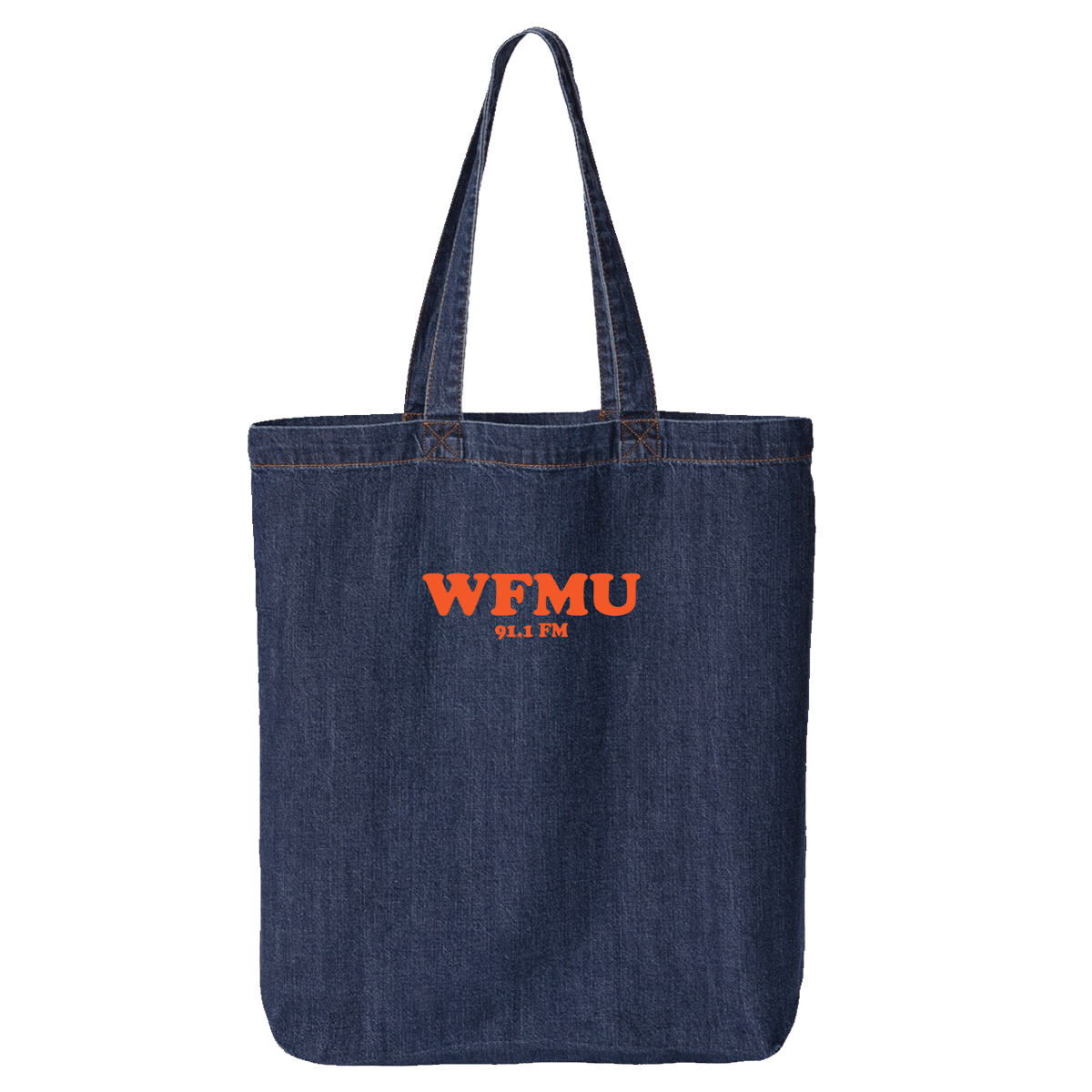 Limited Edition - WFMU Cooper Black Flocked Tote