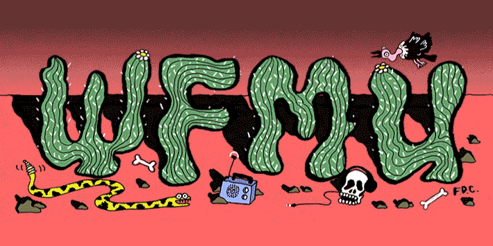 WFMU's Desert Radio Bumper Sticker