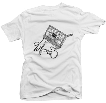 The *NEW* WFMU Unwound T-Shirt - Women's Sizes, Available in Pink and White