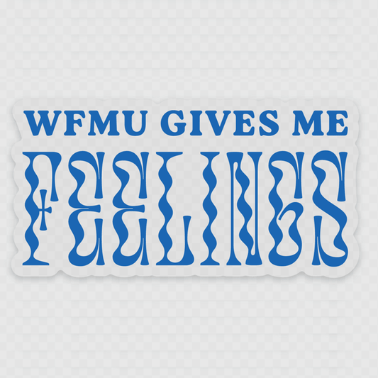 WFMU Gives Me Feelings Sticker