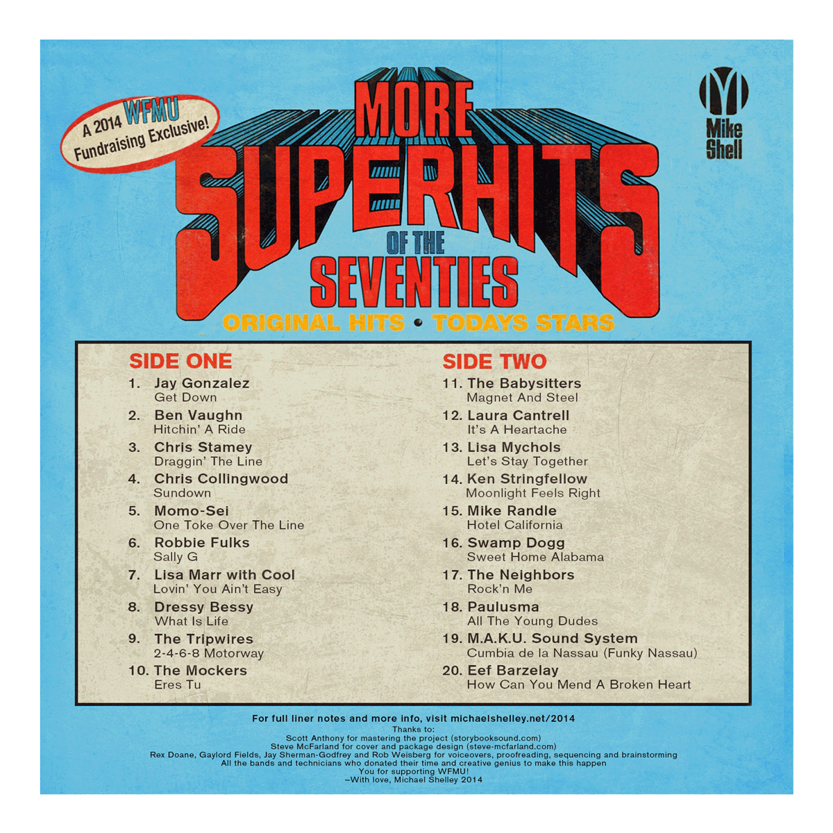 Michael Shelley's "More Super Hits of the Seventies!"