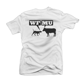 The Classic! Woof-Moo Black Print on White T-Shirt