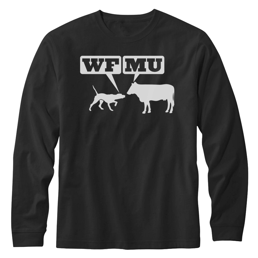 Back for a LIMITED RUN! Long-Sleeve Woof-Moo Shirt