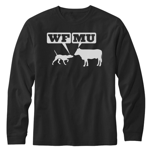 Back for a LIMITED RUN! Long-Sleeve Woof-Moo Shirt