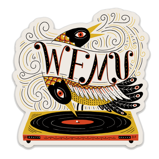 WFMU's Beautiful Birds Sticker