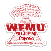 Back in Stock! WFMU's Constantly Erupting Sticker