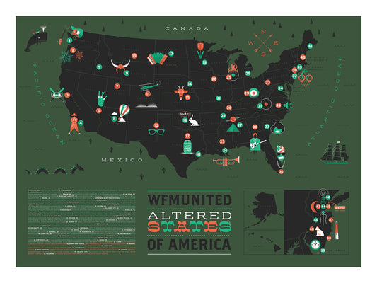 WFMUNITED Altered States of Music Map